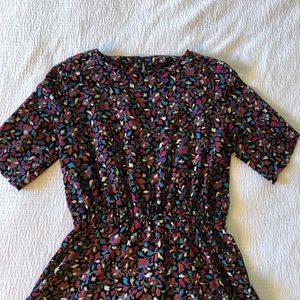 Colorful Vintage Mini Dress Size Small
